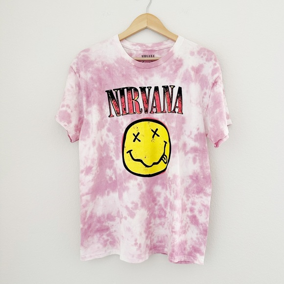 NEW Nirvana Tie Dye Graphic Tee - Picture 5 of 5